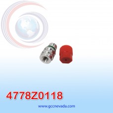 VALVULA DE SERVICIO R12 12X1.5 UNF PAQ. 10 uds NEVADA ASIA